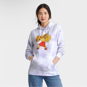 The Simpsons Lisa Simpson saxophone hoody sweatshirt size M medium